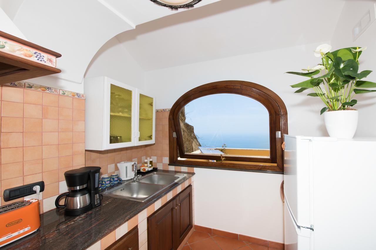 Casa Chiesa Nuova Lägenhet Positano Exteriör bild
